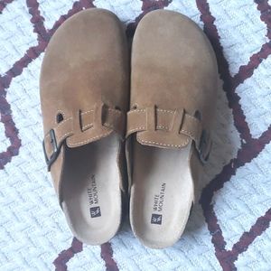 White Mountain Boston Clogs, Real Leather, w9